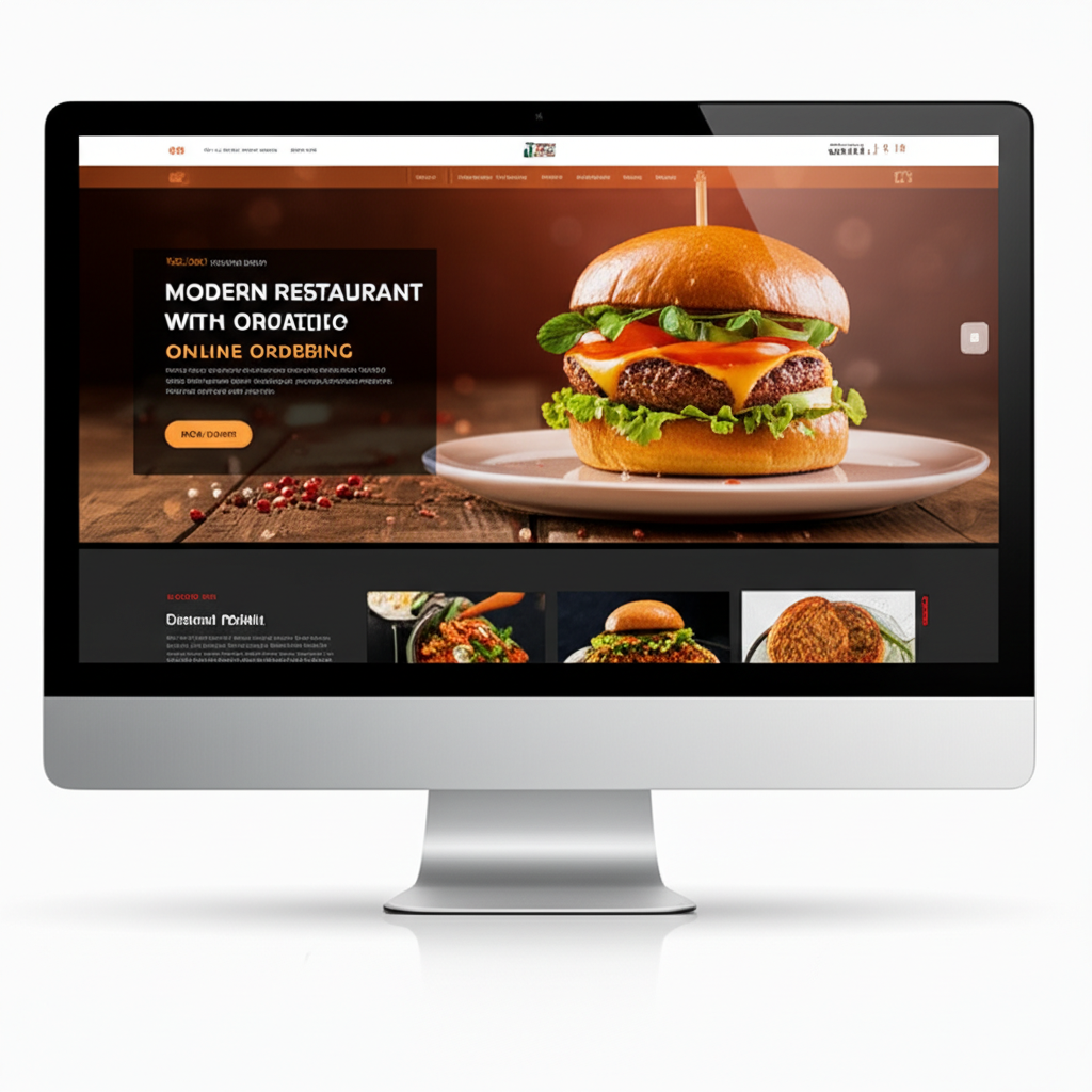 Restaurant Website - یک پروژه از کارا کد
