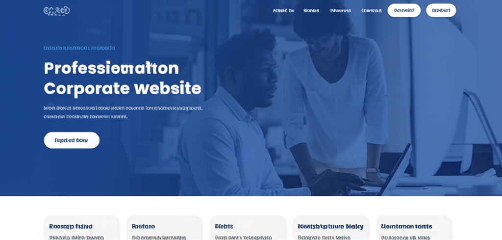 Corporate Website - یک پروژه از کارا کد